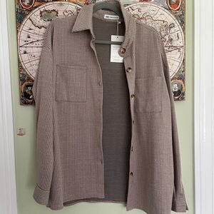 12th Tribe Houndstooth Shacket